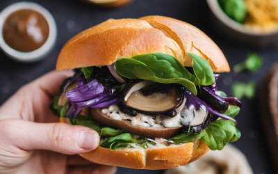 Vegan Burger Classic: Portobello Mushroom Vegan Burgers